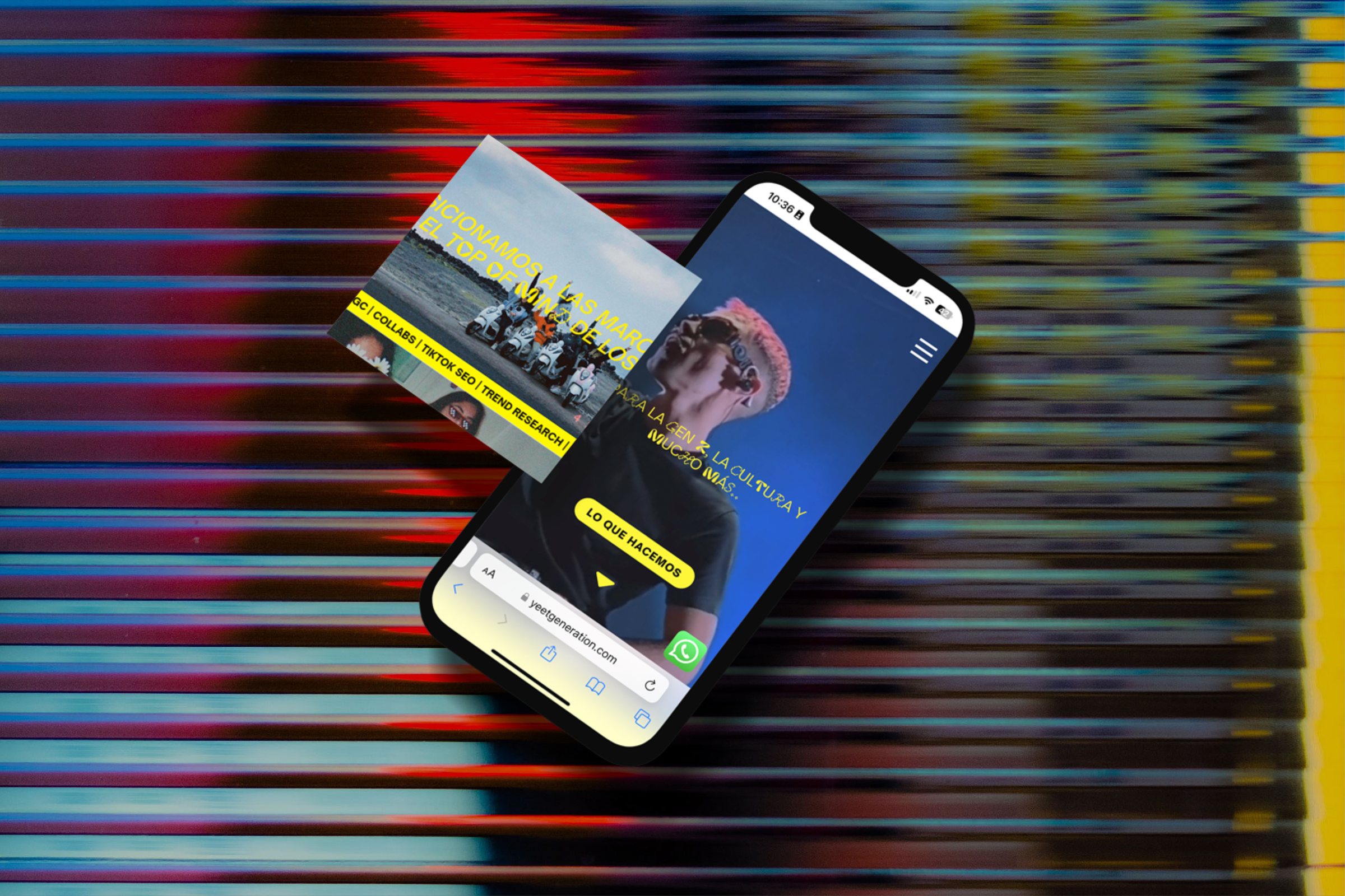 Yeet, diseño web